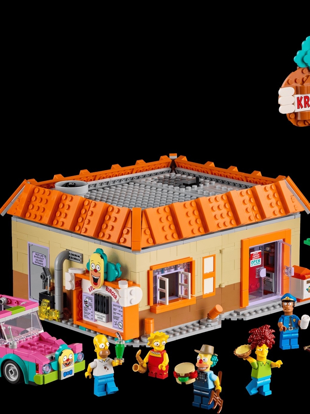 GENERIC Icons The Simpsons Krusty Burger 10352 Complete Set 1635 pcs | No Box
